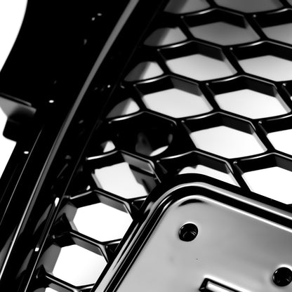 2008-2013 Audi A3 S3 8P Honeycomb Front Bumper Grill RS3 Style Gloss Black Grille