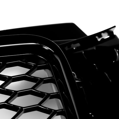 2008-2013 Audi A3 S3 8P Honeycomb Front Bumper Grill RS3 Style Gloss Black Grille