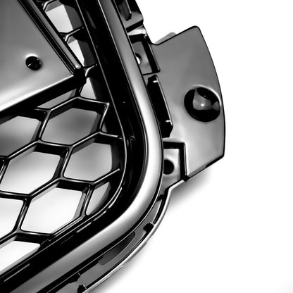 2008-2013 Audi A3 S3 8P Honeycomb Front Bumper Grill RS3 Style Gloss Black Grille