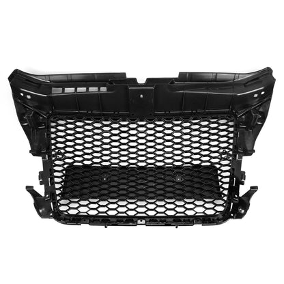 2008-2013 Audi A3 S3 8P Honeycomb Front Bumper Grill RS3 Style Gloss Black Grille