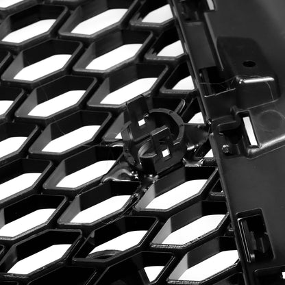 2008-2013 Audi A3 S3 8P Honeycomb Front Bumper Grill RS3 Style Gloss Black Grille