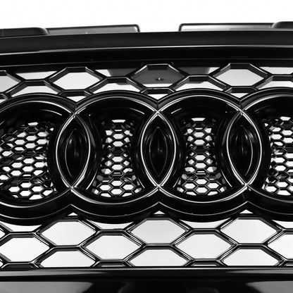 2008-2013 Audi A3 S3 8P Honeycomb Front Bumper Grill RS3 Style Gloss Black Grille