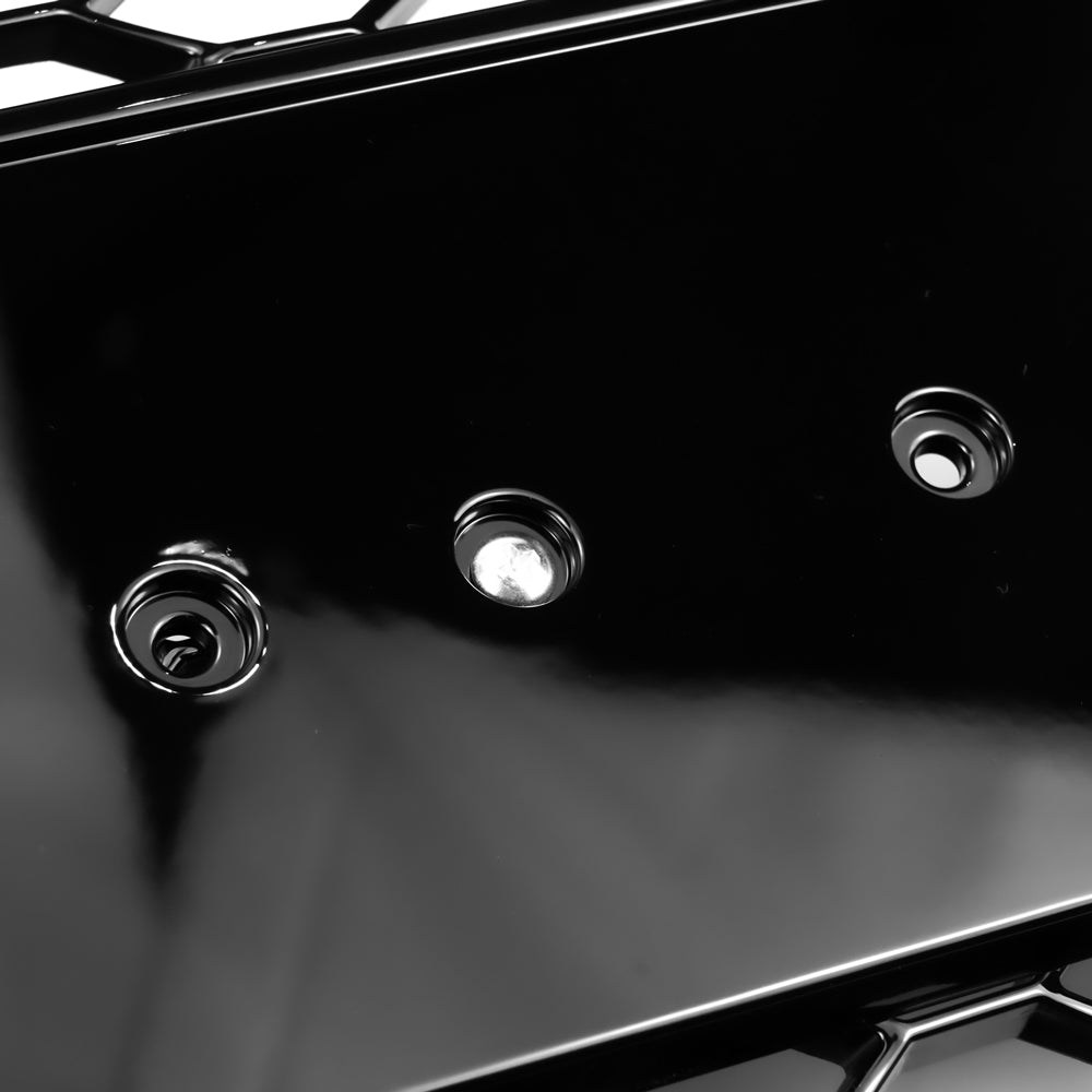 2008-2012 Audi A4 / A4 Avant / S4 B8 RS4 Style Honeycomb Sport Mesh Hex Grill Gloss Black Grille