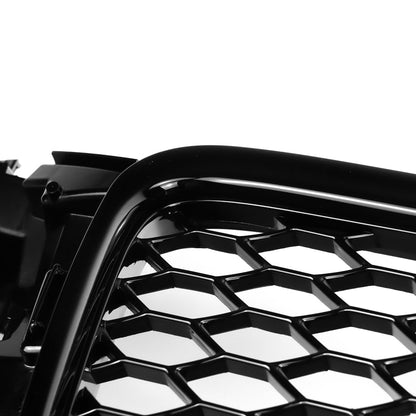 2008-2012 Audi A4/A4 Sline/S4 B8 RS4 Honeycomb Grille Front Bumper Mesh Black Grill Replacement