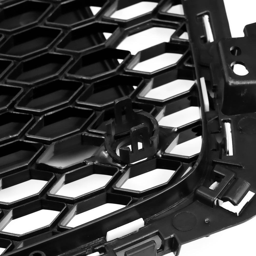 2008-2012 Audi A4 / A4 Avant / S4 B8 RS4 Style Honeycomb Sport Mesh Hex Grill Gloss Black Grille