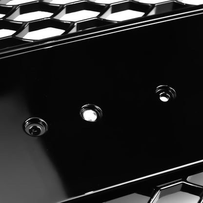 2012-2016 Audi A4 A4 Sline S4 Grill RS4 Style Mesh Front Bumper Gloss Black Grill Replacement