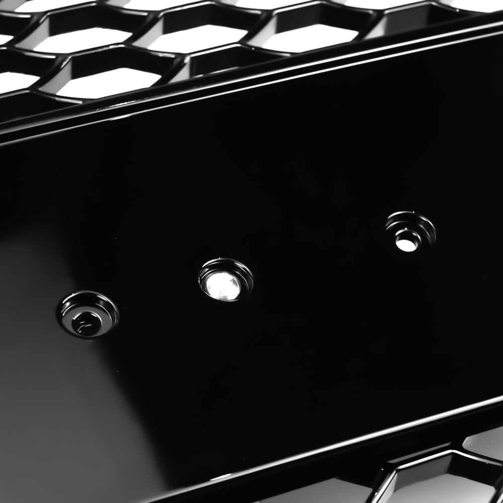 2012-2016 Audi A4 / A4 Sline / S4 Grill RS4 Style Mesh Front Bumper Gloss Black Grill Replacement