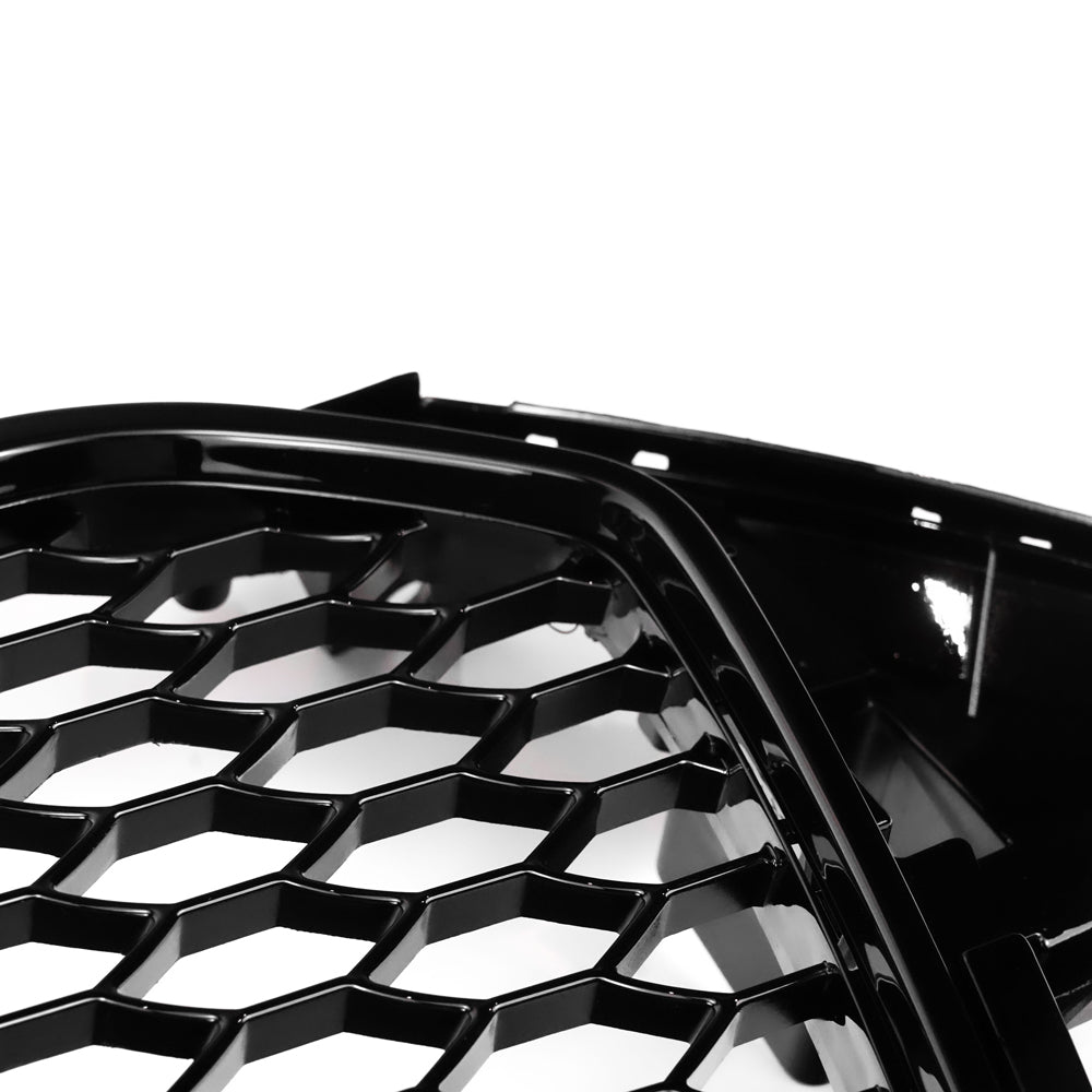 2012-2016 Audi A4 / A4 Sline / S4 Grill RS4 Style Mesh Front Bumper Gloss Black Grill Replacement