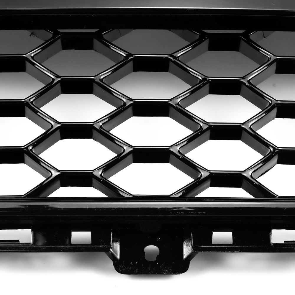 2012-2016 Audi A4 / A4 Sline / S4 Grill RS4 Style Mesh Front Bumper Gloss Black Grill Replacement
