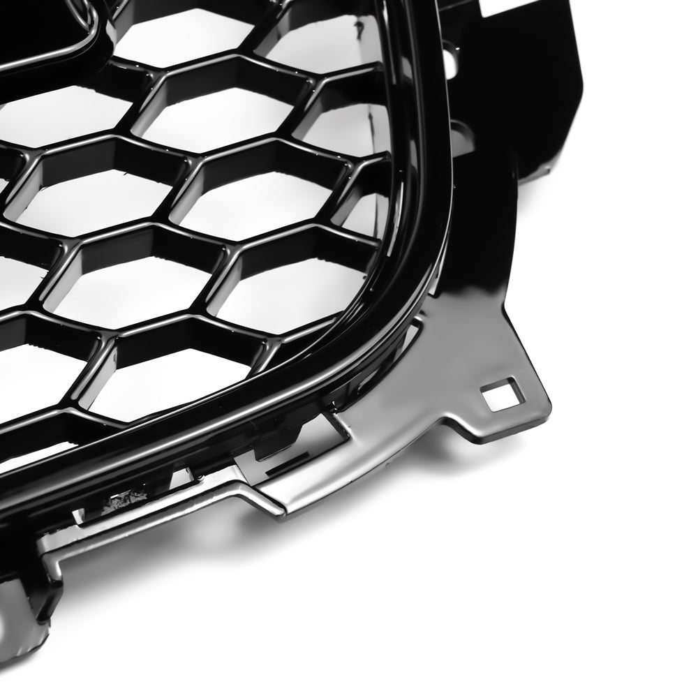 2012-2016 Audi A4 / A4 Sline / S4 Grill RS4 Style Mesh Front Bumper Gloss Black Grill Replacement