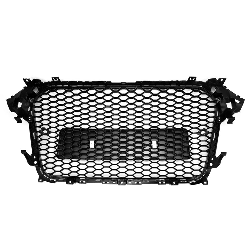 2012-2016 Audi A4 / A4 Sline / S4 Grill RS4 Style Mesh Front Bumper Gloss Black Grill Replacement