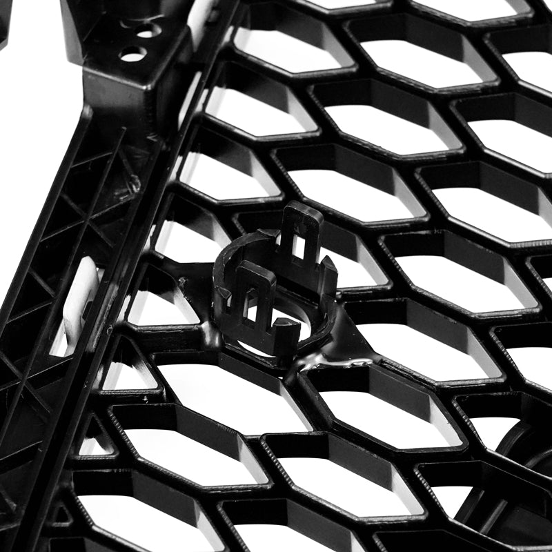 2012-2016 Audi A4 / A4 Sline / S4 Grill RS4 Style Mesh Front Bumper Gloss Black Grill Replacement