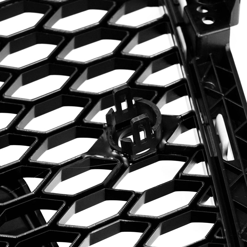 2012-2016 Audi A4 / A4 Sline / S4 Grill RS4 Style Mesh Front Bumper Gloss Black Grill Replacement