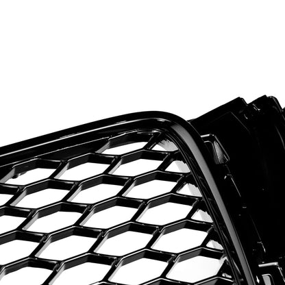 2008-2012 Audi A5 S5 B8 RS5 Style Honeycomb Hood Sport Mesh Grille Replacement Black