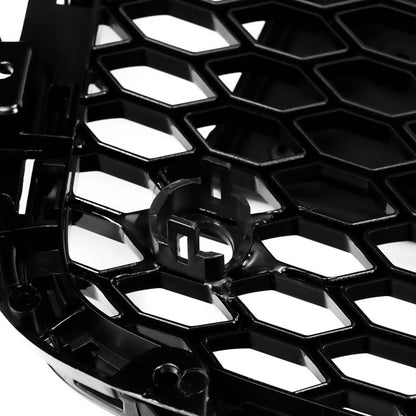 2008-2012 Audi A5 S5 B8 RS5 Style Honeycomb Hood Sport Mesh Grille Replacement Black