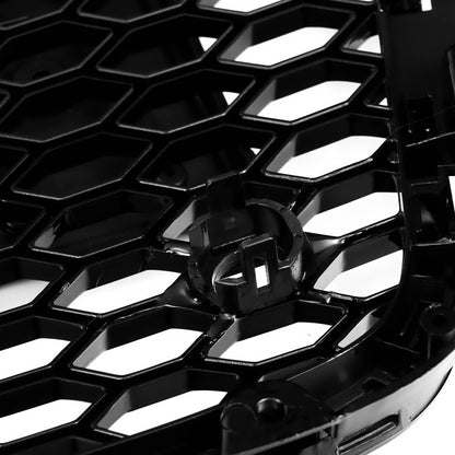 2008-2012 Audi A5 S5 B8 RS5 Style Honeycomb Hood Sport Mesh Grille Replacement Black
