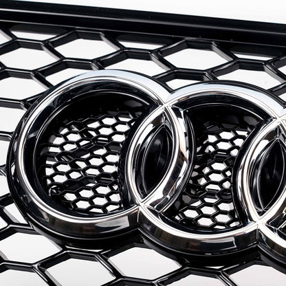 2008-2012 Audi A5 S5 B8 RS5 Style Honeycomb Hood Sport Mesh Grille Replacement Black
