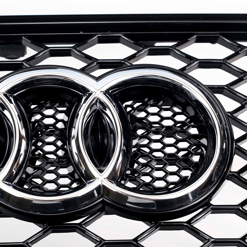 2008-2012 Audi A5 / S5 B8 RS5 Style Hood Honeycomb Sport mesh Grill Replacement Black Grille