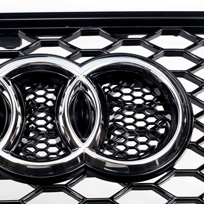 2008-2012 Audi A5 S5 B8 RS5 Style Honeycomb Hood Sport Mesh Grille Replacement Black