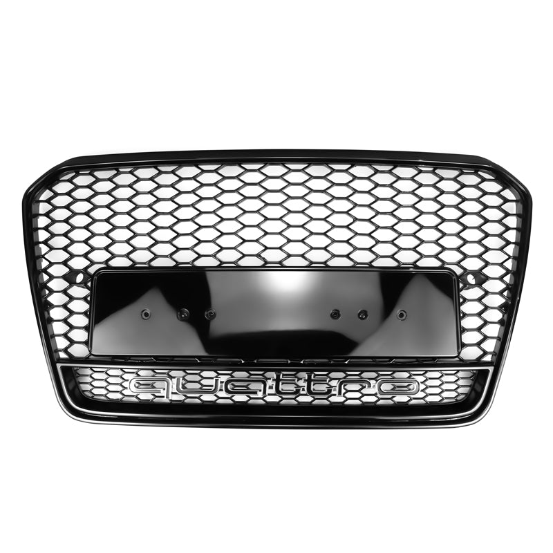 2012-2016 Audi A5 S5 B8.5 To RS5 Style Honeycomb Grill Front Bumper Grille