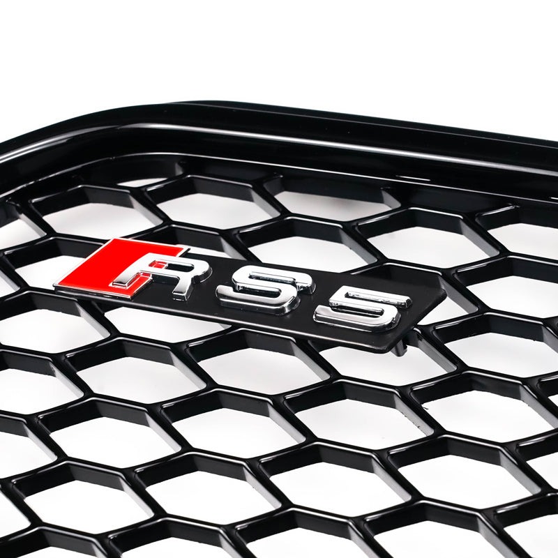 2012-2016 Audi A5 S5 B8.5 To RS5 Style Honeycomb Grill Front Bumper Grille