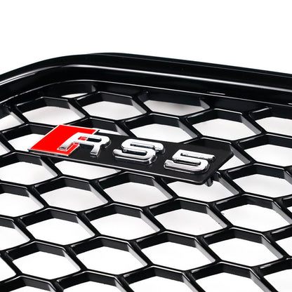 2012-2016 Audi A5 S5 B8.5 To RS5 Style Honeycomb Grill Front Bumper Grille
