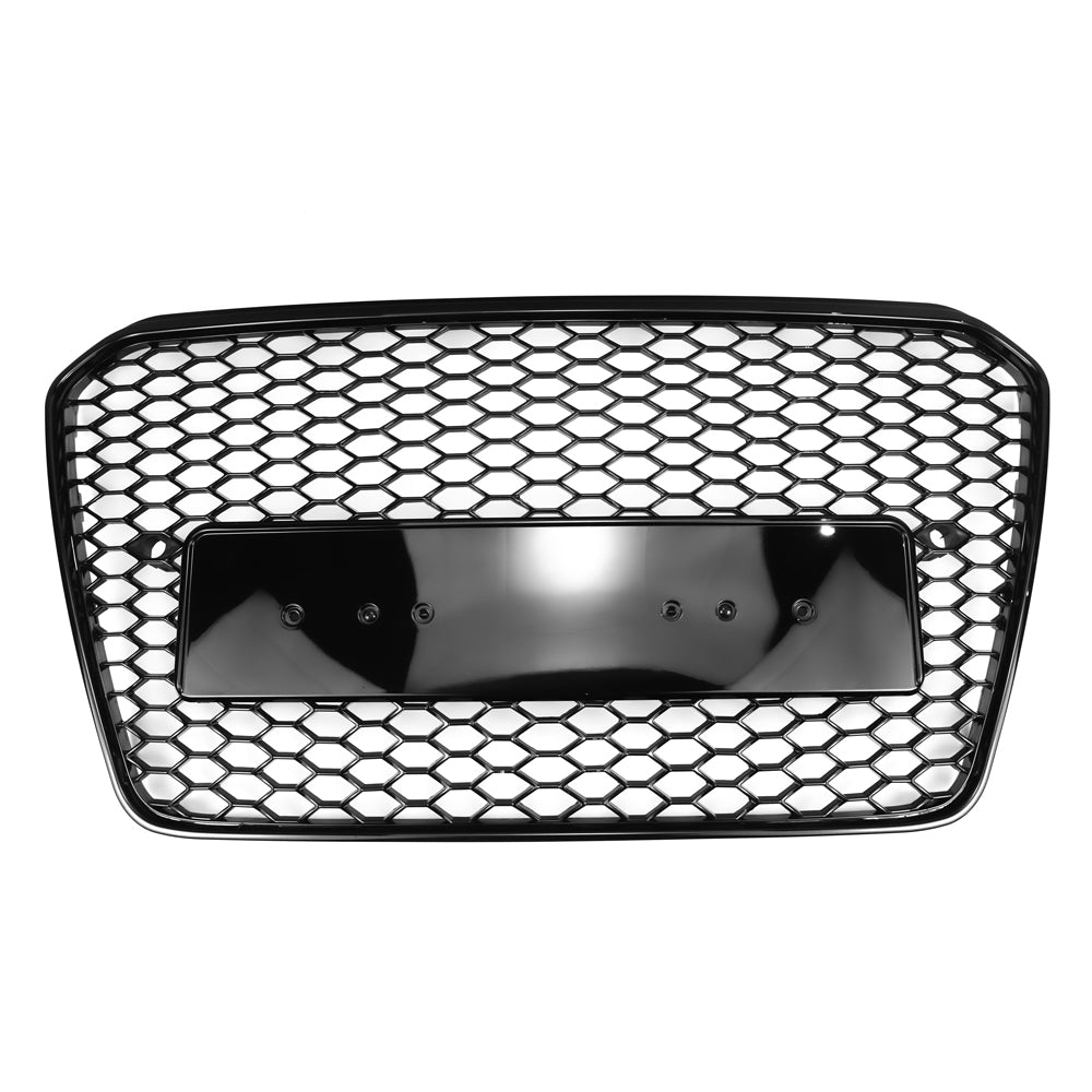 2012-2016 Audi A5/S5 B8.5 To RS5 Style Honeycomb Mesh Front Bumper Grill Black Grille