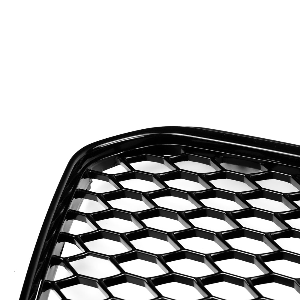 12-16 Audi A5 S5 B8 5 RS5 Style Honeycomb Front Bumper Grille Mesh Black
