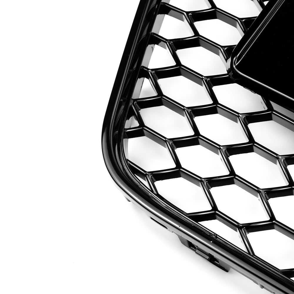 2012-2016 Audi A5 S5 B8 5 RS5 Style Honeycomb Front Bumper Grille Mesh Black
