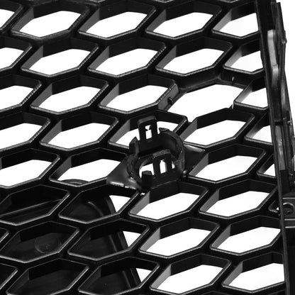 12-16 Audi A5 S5 B8 5 RS5 Style Honeycomb Front Bumper Grille Mesh Black