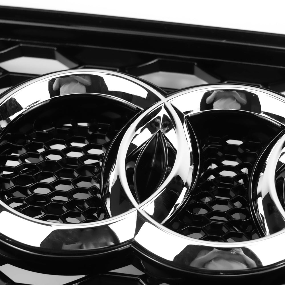 12-16 Audi A5 S5 B8 5 RS5 Style Honeycomb Front Bumper Grille Mesh Black