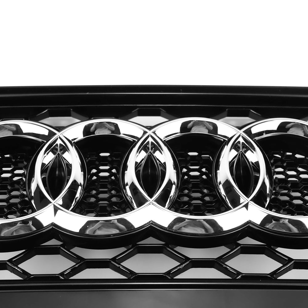 12-16 Audi A5 S5 B8 5 RS5 Style Honeycomb Front Bumper Grille Mesh Black