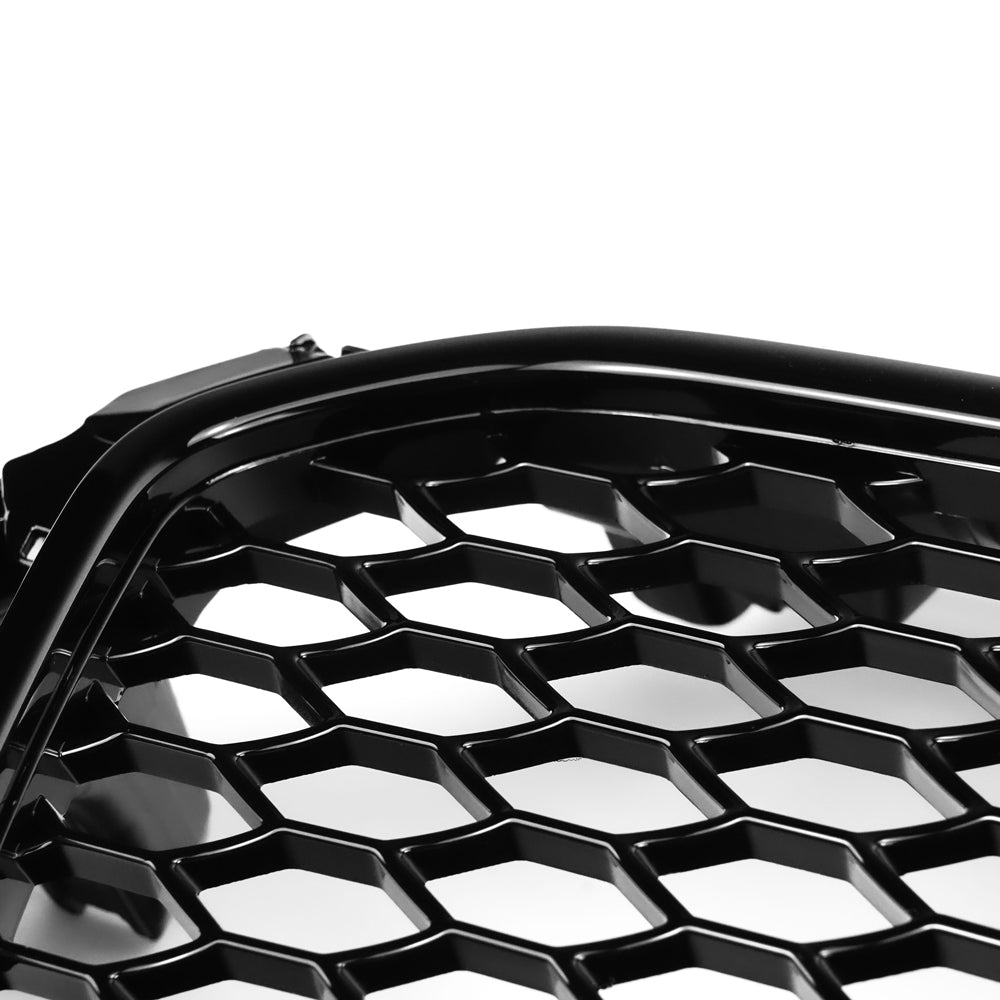 2013-2016 Audi A3 S3 Front Hood Bumper Replacement RS3 Style Black Honeycomb Grille