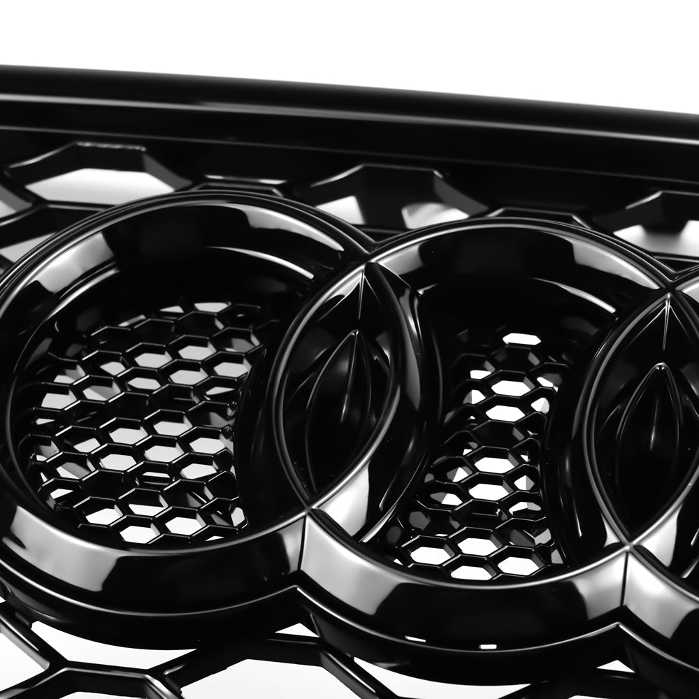 2013-2016 Audi A3 S3 Front Hood Bumper Replacement RS3 Style Black Honeycomb Grille