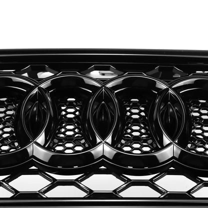 2013-2016 Audi A3 S3 Front Hood Bumper Replacement RS3 Style Black Honeycomb Grille