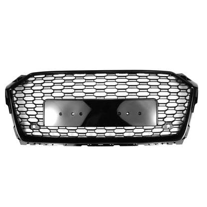2017-2019 Audi A5/A5 Sline/S5 B9 Honeycomb Grill Replacement RS5 Style Sport Mesh Hex Black Grille