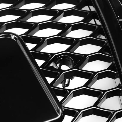 2013-2017 Audi Q5 / SQ5 Gloss Black Honeycomb Mesh Grille RSQ5 Style Front Bumper Grill