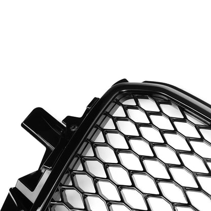 2013-2017 Audi Q5 / SQ5 Gloss Black Honeycomb Mesh Grille RSQ5 Style Front Bumper Grill