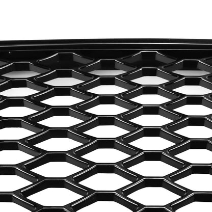2013-2017 Audi Q5 / SQ5 Gloss Black Honeycomb Mesh Grille RSQ5 Style Front Bumper Grill