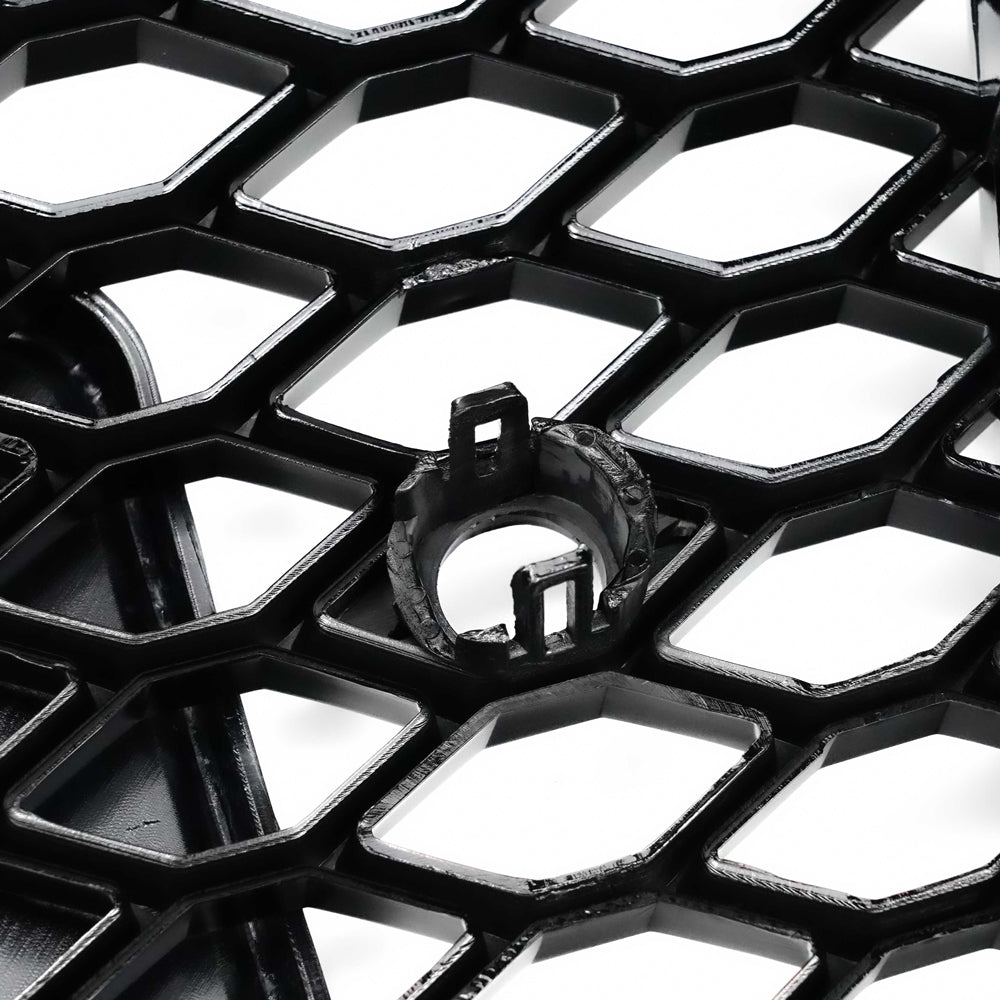 2013-2017 Audi Q5 SQ5 To RSQ5 Style Honeycomb Mesh Front Grille Gloss Black