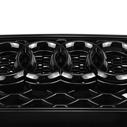 2013-2017 Audi Q5 / SQ5 Gloss Black Honeycomb Mesh Grille RSQ5 Style Front Bumper Grill