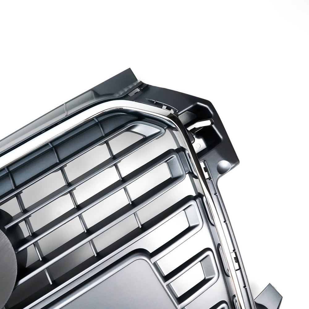 Audi A1 / A1 S-Line 2010-2015 Grille Front Bumper Replacement Chrome Mesh Slat Grill