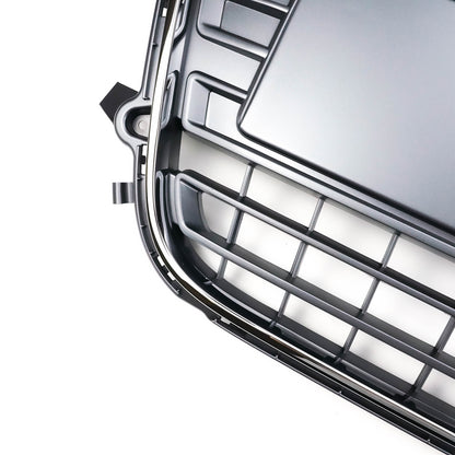 Audi A1 / A1 S-Line 2010-2015 Grille Front Bumper Replacement Chrome Mesh Slat Grill