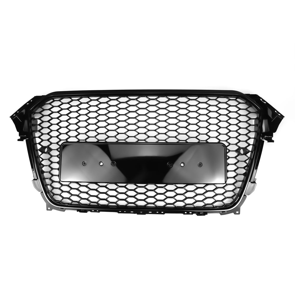 2012-2016 Audi B8.5 A4/A4 Sline/S4 Front Grill RS4 Honeycomb Mesh Hex Black Grille Replacement