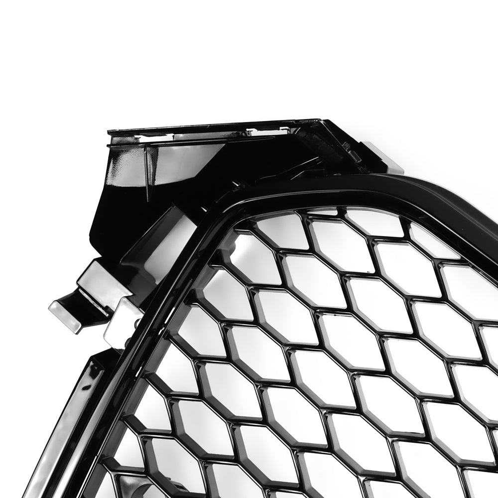 2012-2016 Audi B8.5 A4 / A4 Sline / S4 Front Grill RS4 Honeycomb Mesh Hex Black Grill Replacement