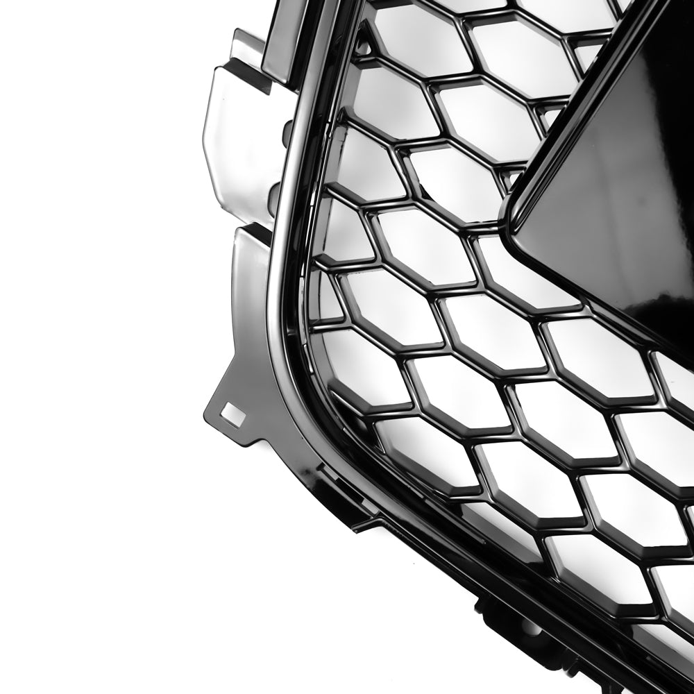 2012-2016 Audi B8.5 A4/A4 Sline/S4 Front Grill RS4 Honeycomb Mesh Hex Black Grille Replacement