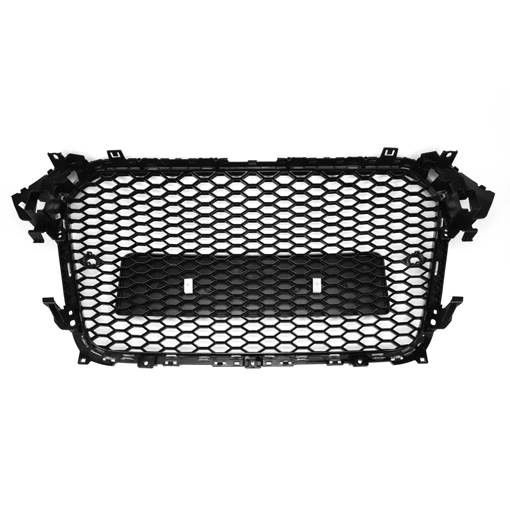 2012-2016 Audi B8.5 A4 / A4 Sline / S4 Front Grill RS4 Honeycomb Mesh Hex Black Grill Replacement