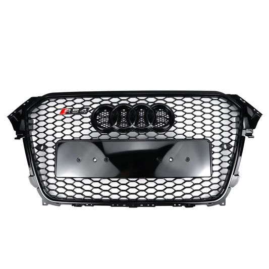 2012-2016 Audi B8.5 A4/A4 Sline/S4 Front Grill RS4 Honeycomb Mesh Hex Black Grille Replacement