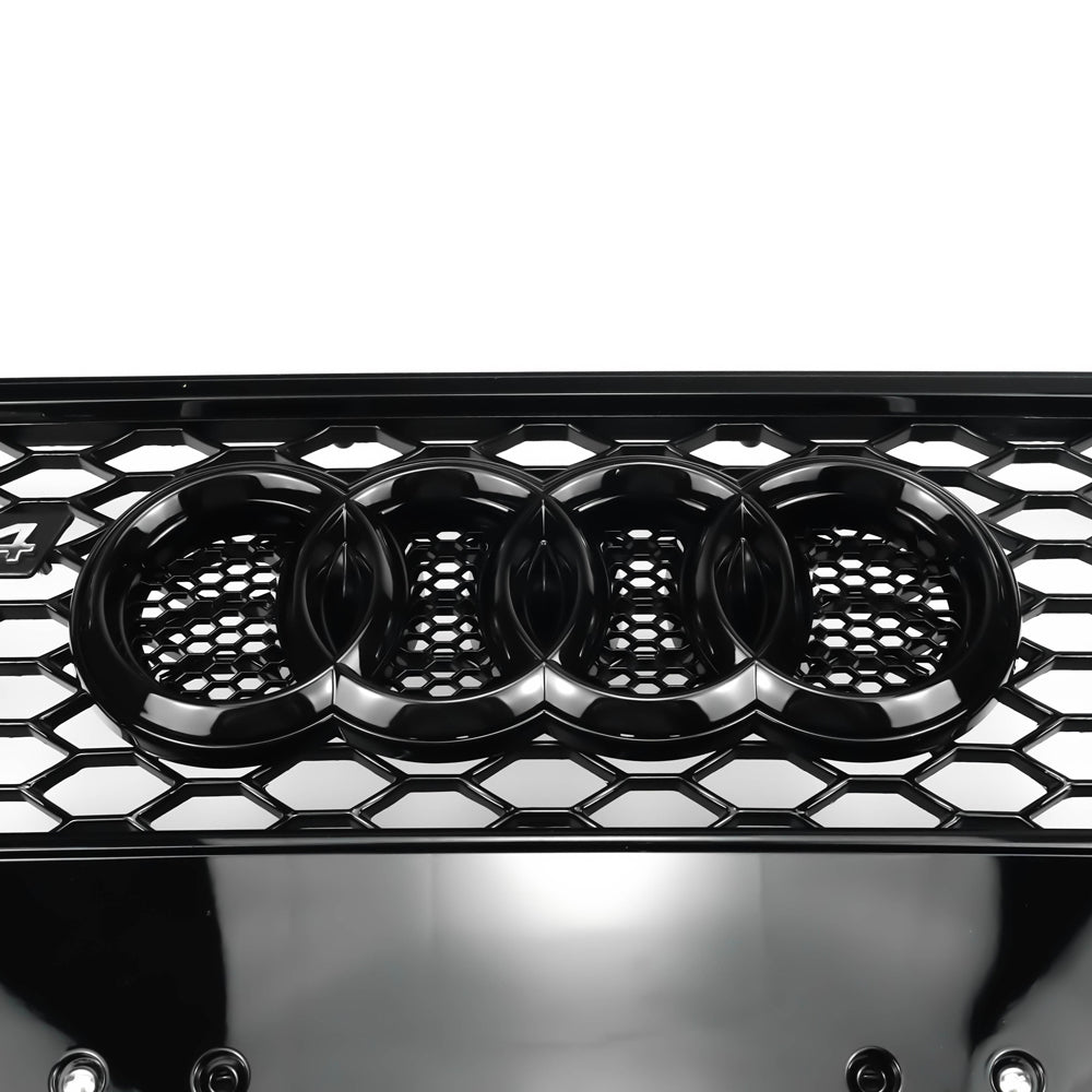 2012-2016 Audi B8.5 A4/A4 Sline/S4 Front Grill RS4 Honeycomb Mesh Hex Black Grille Replacement
