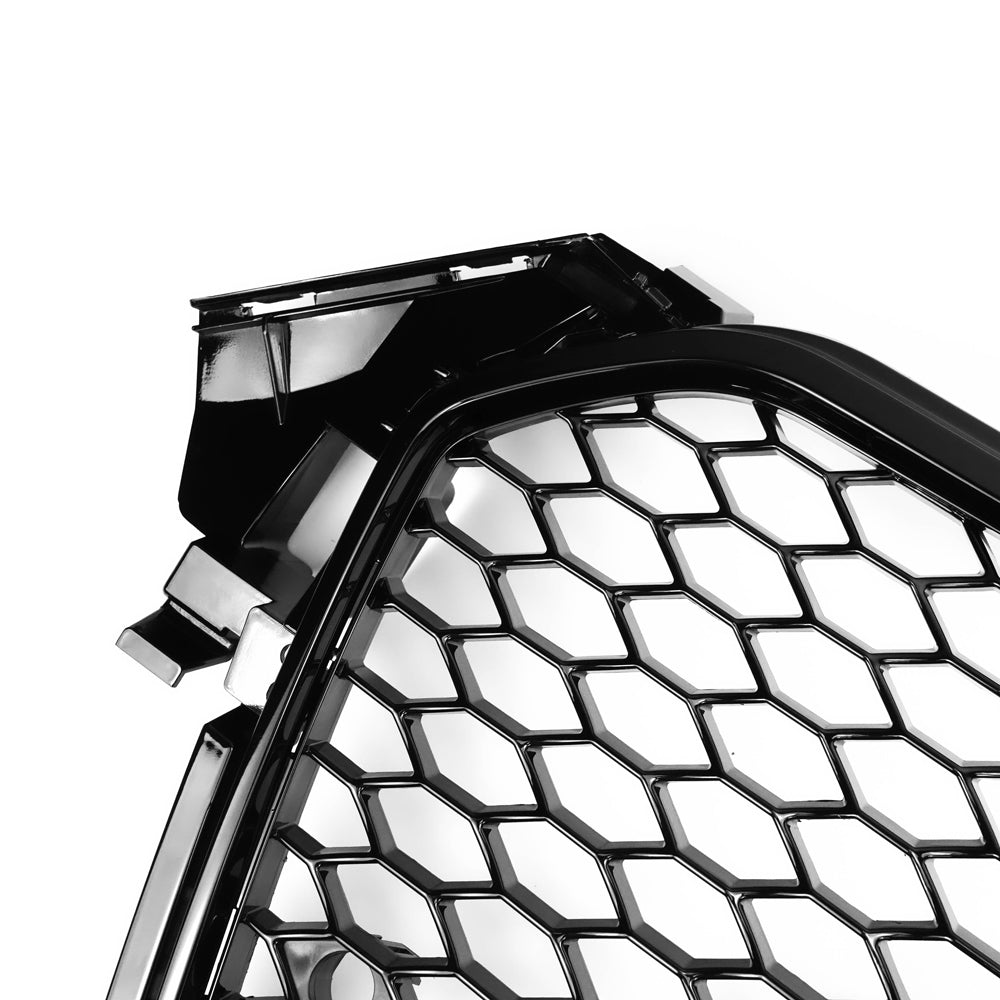 2012-2016 Audi A4/S4 B8.5 With Quattro RS4 Style Front Bumper Grill Replacement Black Grille